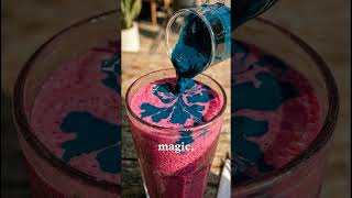 🧜‍♀️ 3-Ingredient Mermaid Glow Smoothie! #flavorsnap