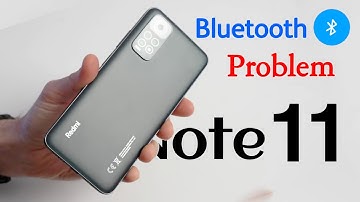 How to Fix Redmi Note 11 Bluetooth Problem | Redmi Note 11 Bluetooth Not Working Problem
