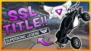 SECURING SUPERSONIC LEGEND TITLE & REWARDS | HIGH LEVEL 1V1 ROCKET LEAGUE GAMEPLAY