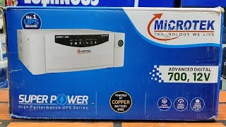 MICROTEK SUPER POWER 700-12V UPS | 3 YEARS WARRANTY | COPPER  WIRE | FULL DETAILS VIDEO | UNBOXING