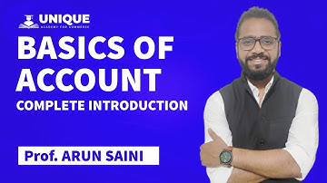 Basics Of Account Lecture 13 | Complete Introduction For Accounting | Unique Academy For Commerce