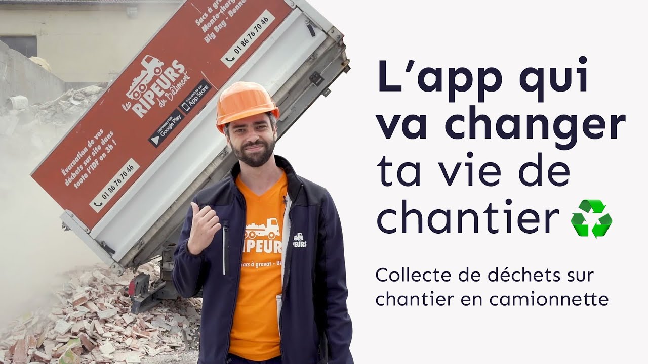 Les Ripeurs, l’app partenaire des chantiers propres !