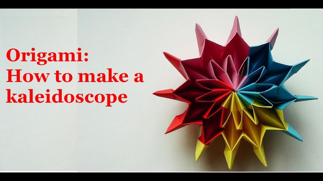 Оригами как сделать калейдоскоп.\ How to make Origami Kaleidoscope. YouTube