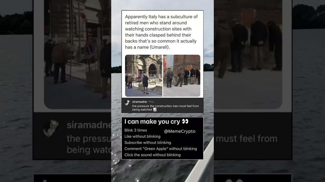 Apparently Italy has a subculture of retired men who stand around watching construction sites