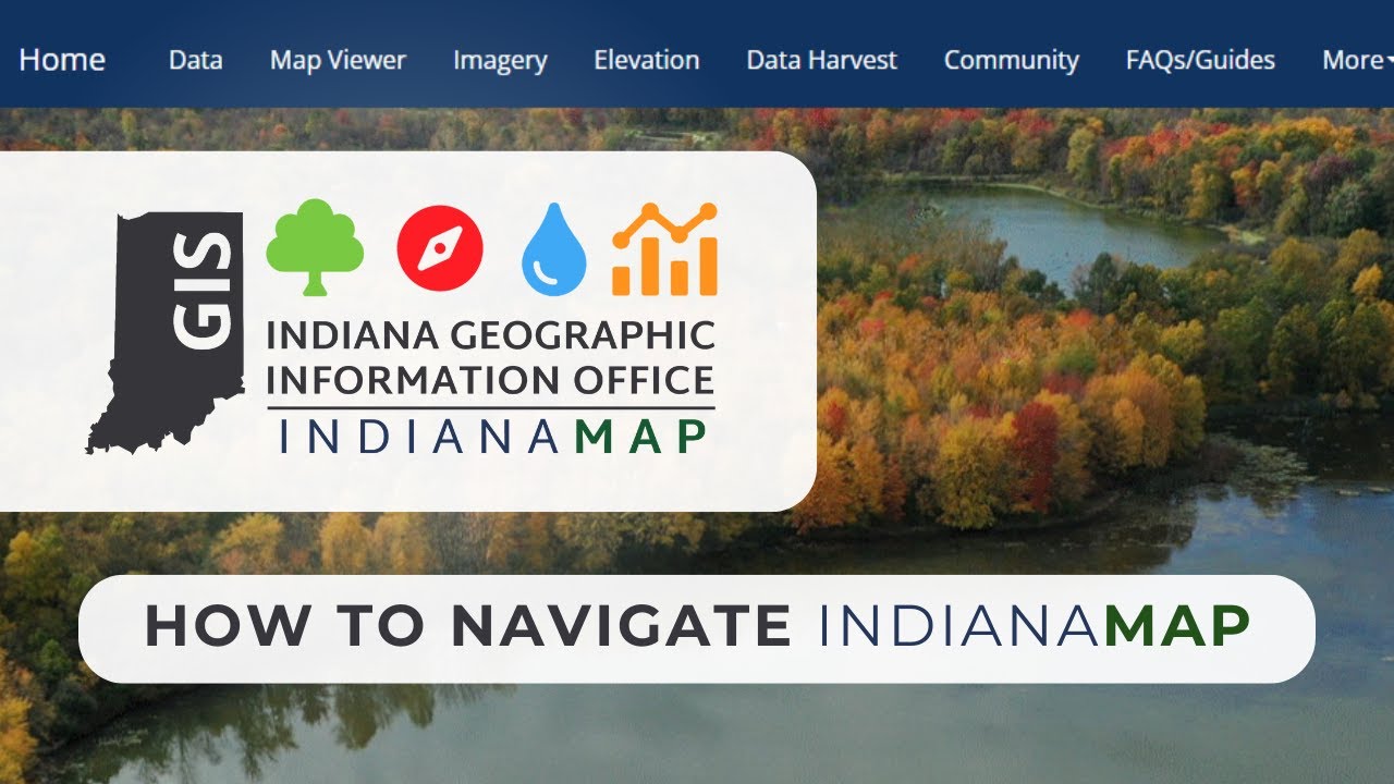 Indianamap Fun How to Navigate: IndianaMap Video Demonstration - YouTube