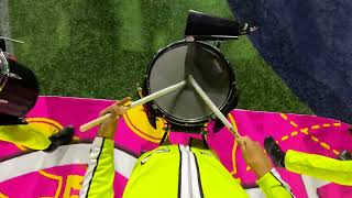 The Woodlands HS Marching Band Snare Cam 2025 - Justice Dutchover