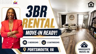 3BR Rental in Portsmouth VA | Move-In Ready for $1,750/month | 1314 Summit Ave