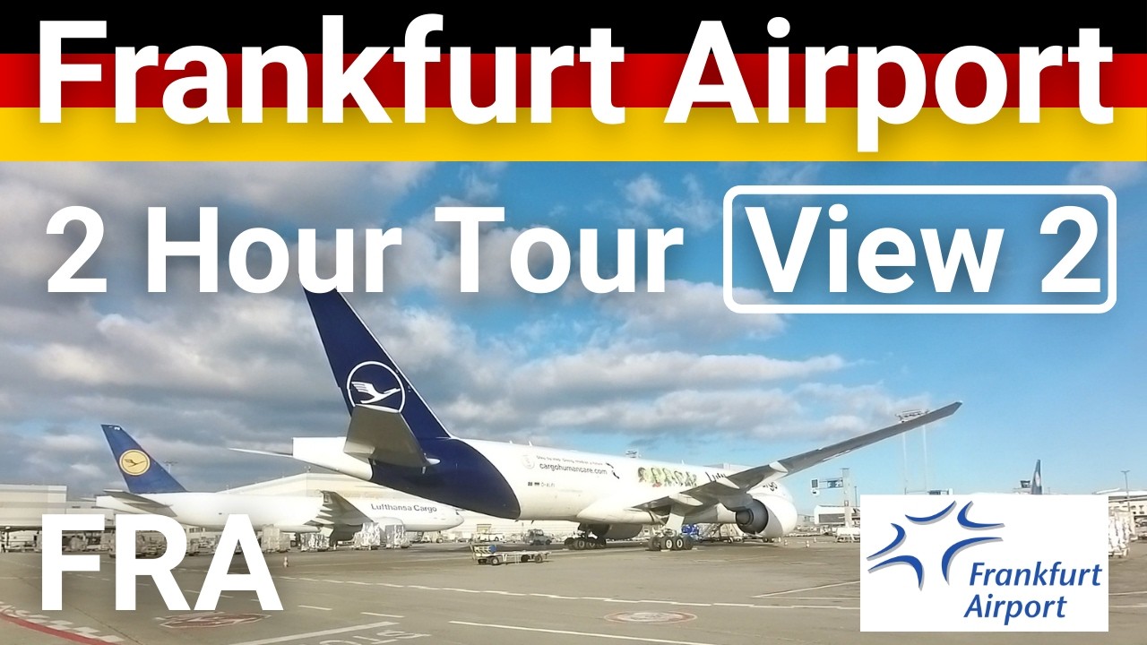 [FRA] Frankfurt Airport XXL Tour 2 Hour View 2, Terminal 3 Flughafen Rundfahrten