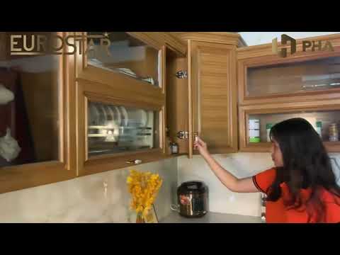 Tủ Bếp Nhôm Vân Gỗ (Giả Gỗ) EUROSTAR - Bạn Có Nên Sử Dụng ??
