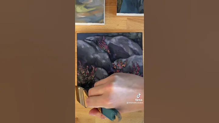 Varnishing + Mountaineering ❤️⛰️🎨 #sierra #artist #varnish #oilpainting #fypシ #studio #fauna #art