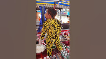 Ghe bún riêu màu hồng độc đáo chợ nổi Cái Răng Cần Thơ #shorts