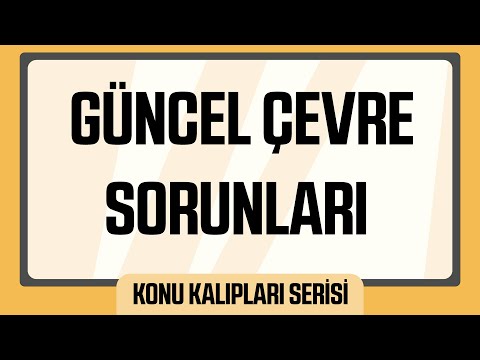 TYT Konu Kalıpları Serisi Final : Güncel Çevre Sorunları