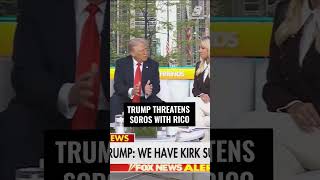 Trump threatens Soros with RICO