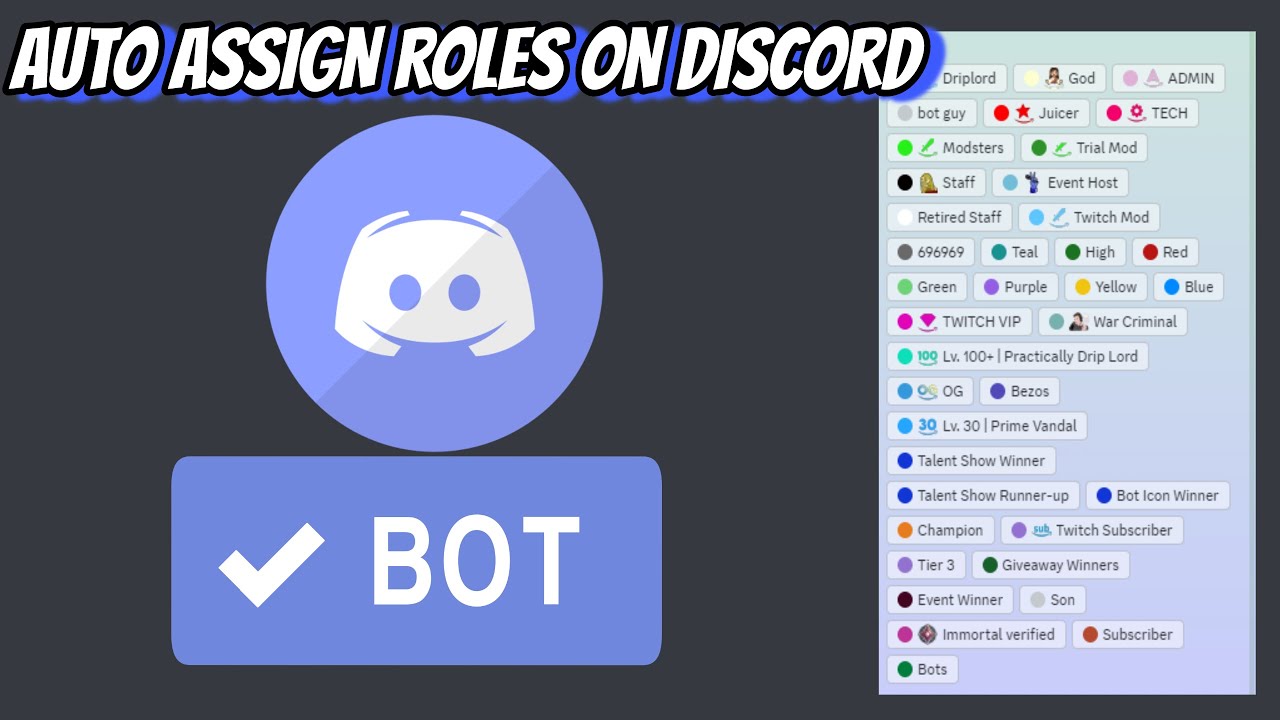 How to Auto Assign Roles to New Users on Discord - YouTube