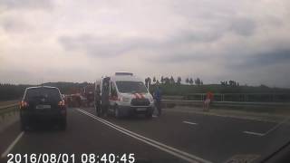 Авария со смертельным исходом на трассе Молодечно- Минск