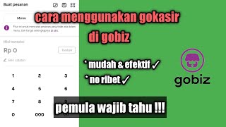 Cara menggunakan go kasir || tutorial gobiz screenshot 1