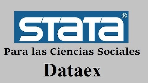 Stata | Dataex | Ayuda en Stata - compartir bases de datos