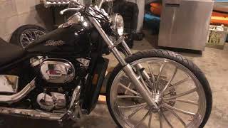 Cleanest Honda Shadow 26 inch front Wheel (Nicholson’s Kustom Auto)