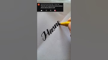 #Hasnain#calligraphy #english #art #signature #cutmarker #name #paperpresentation #cursive #handwrit