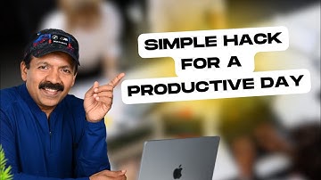 Simple Hack - Boost Your Productivity And Performance Throughout The Day | Whealth Theory