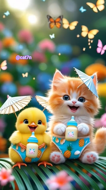 ningnang e kucing ayam di daun lucu #kucing #cat #imut #kucinggemoy #kucinglucu #funny #cute