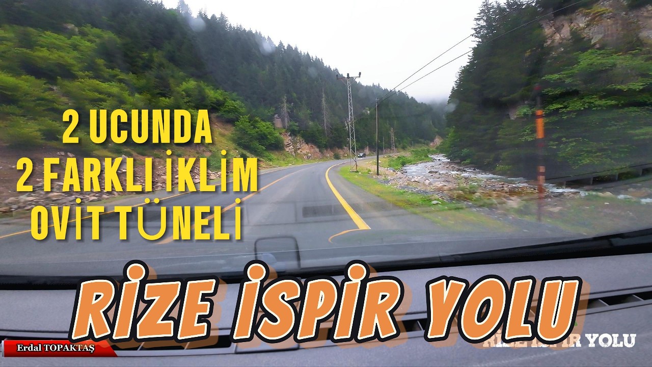 RİZE İSPİR YOLU  ( Ovit Tüneli ) #yol #seyahat #travel #vlog #automobile #karadeniz  #rize #ispir
