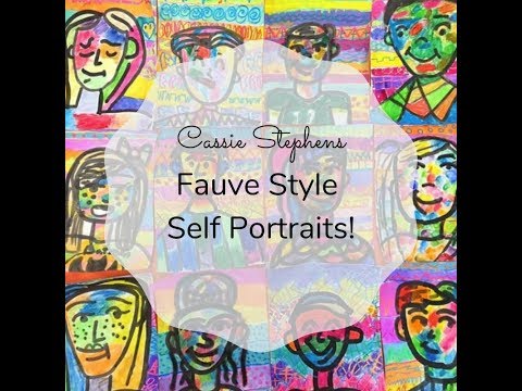 Fauve Style Self Portraits