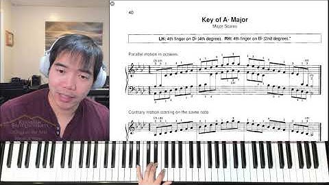 Ab Major Scale HT 1 Octave Tutorial