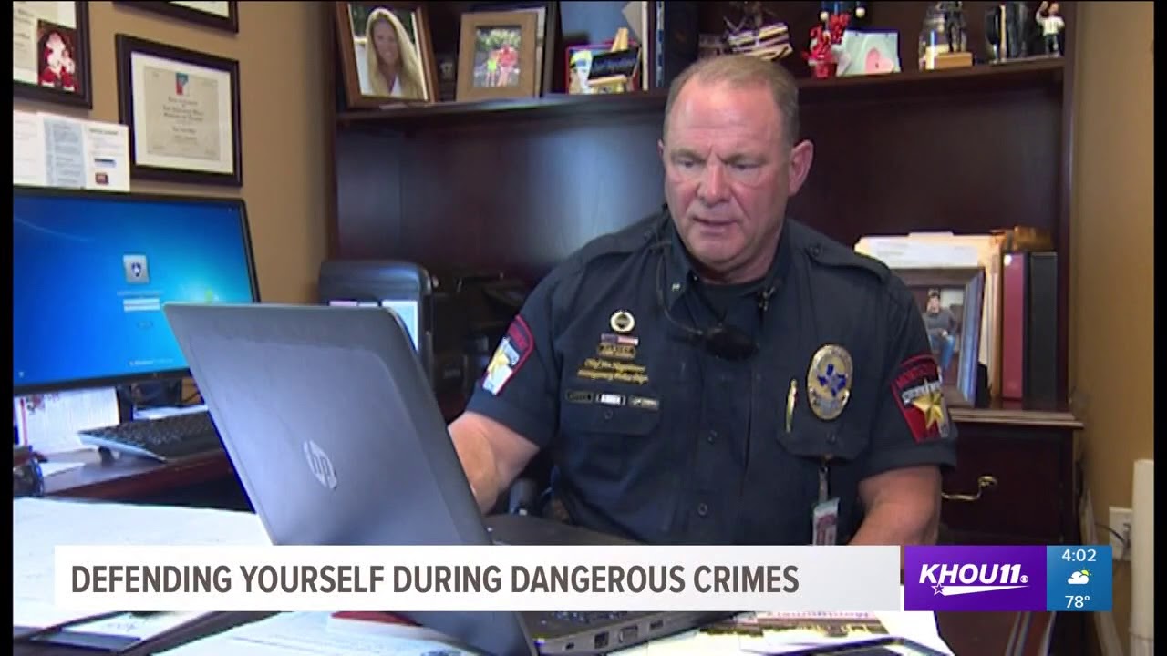 How should you defend yourself during a home invasion?