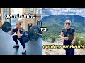 PUTTING MY HEALTHY LIFESTYLE TO THE TEST *gym-goer vs. the great outdoors* (hiking vlog)