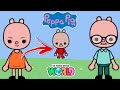 🐷PEPPA PIG IN TOCA BOCA | THE OLDEN DAYS ❤️