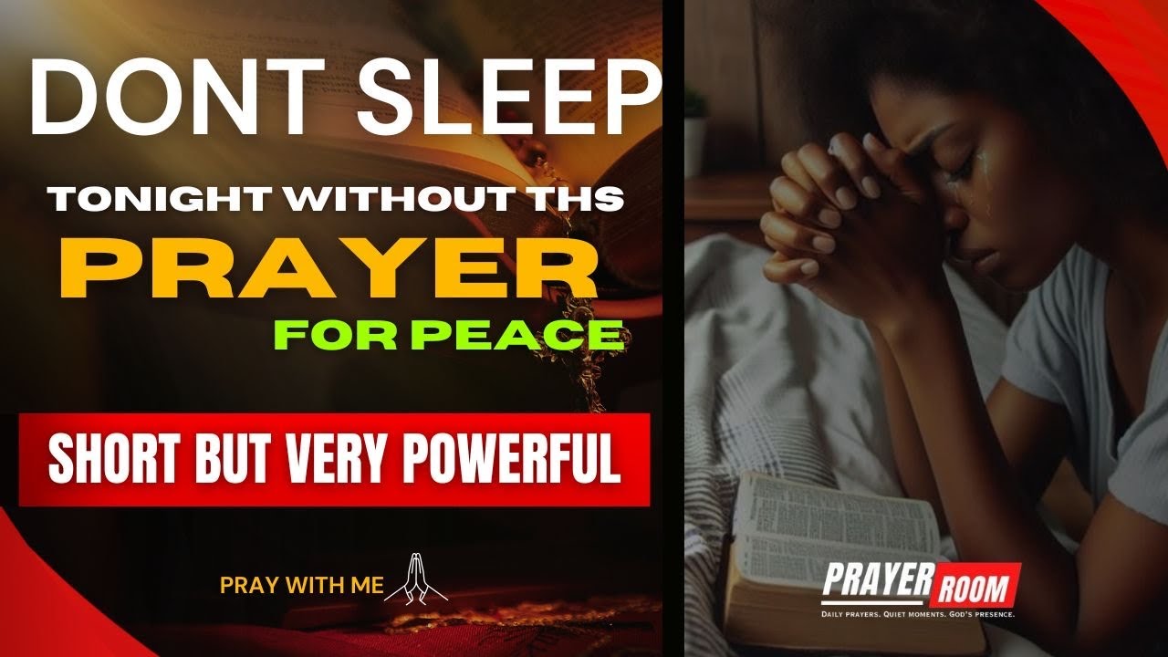 Calming Night Prayer for Peaceful Sleep | Rest in God’s Presence & Release Anxiety 