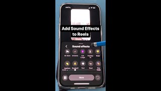 ADD SOUND EFFECTS TO INSTAGRAM REELS