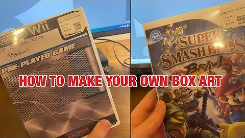 How to Make Your Own Video Game Box Art