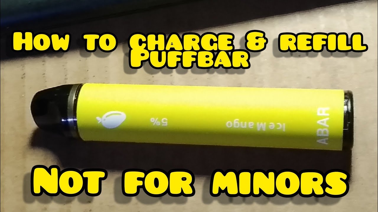how to charge & refill your puffbar