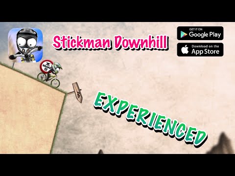 Stickman Downhill. All Experienced levels walk-through.