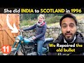 SHE rode a BULLET from INDIA 🇮🇳 to SCOTLAND in 1996 [Royal Enfield]