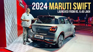 2024 Maruti Swift LAUNCHED From Rs. 6.49 Lakh