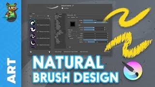 How to Create Natural Brushes In Krita 4 (tutorial)