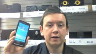 Sony Ericsson X10: Adding widgets to the home screen screenshot 1