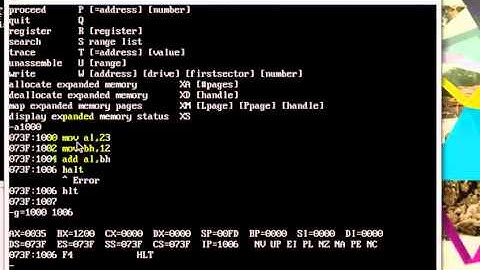 Assembly Language Tutorial No 1