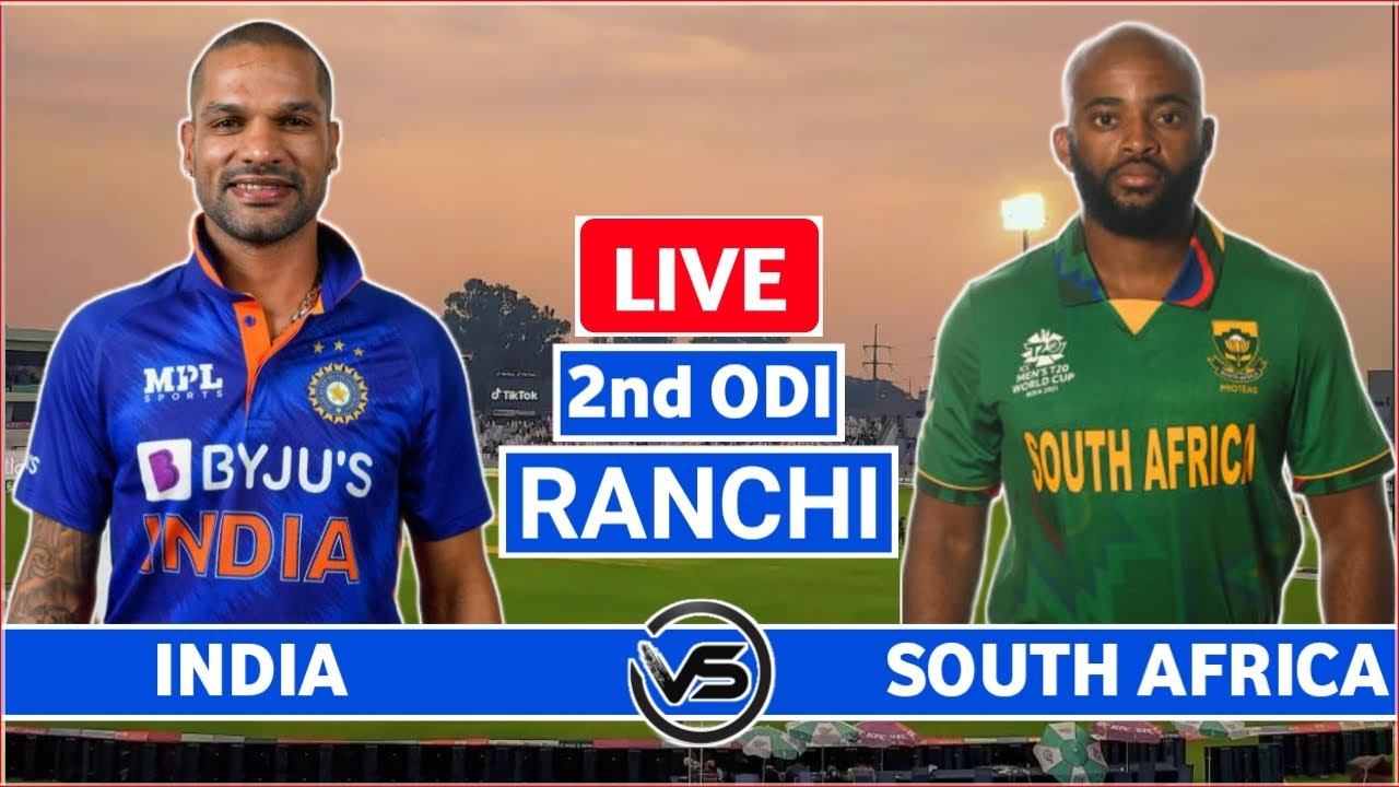 India vs South Africa 2nd ODI Live Scores IND vs SA 2nd ODI Live Scores and Commentary 2nd Innings