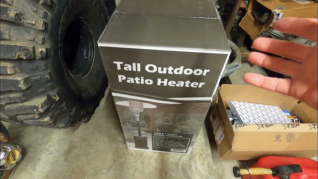 Patio Heater Assembly Hiland HLDS01-CG - YouTube