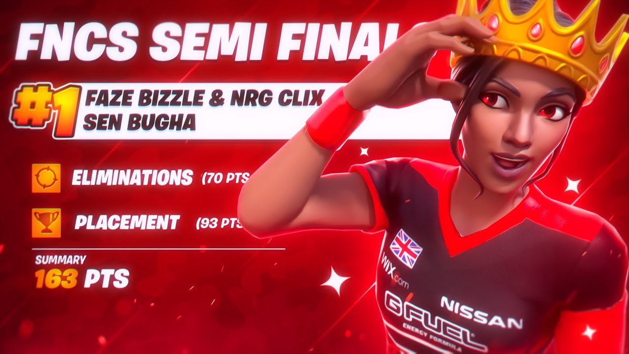 1ST in FNCS HEATS 🏆 w/ Clix & Bugha - YouTube