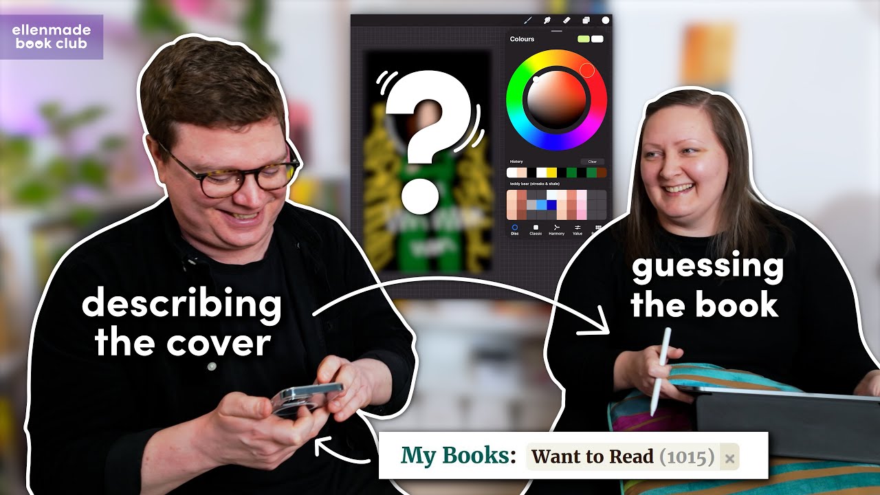 GUESS the BOOK by its COVER... as described by my boyfriend! 📚💜