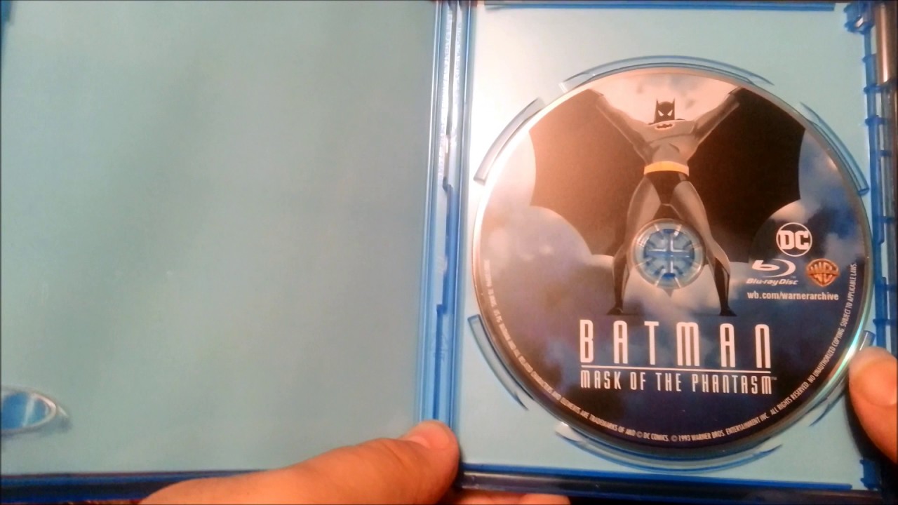 Batman Mask of the Phantasm Blu Ray Unboxing YouTube