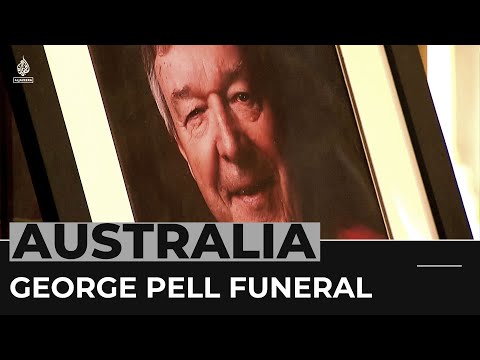 Australia cardinal funeral: protests as george pell laid to rest