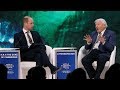 Prince William interviews David Attenborough at Davos 2019