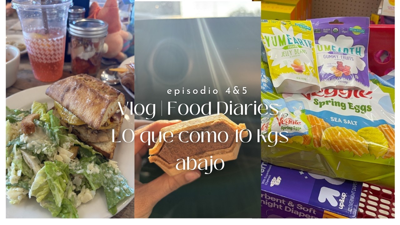 Vlog | Food Diaries 4&5 Lo que como el finde 10kgs abajo