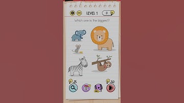 Solution for level 1 and 2 in brain test